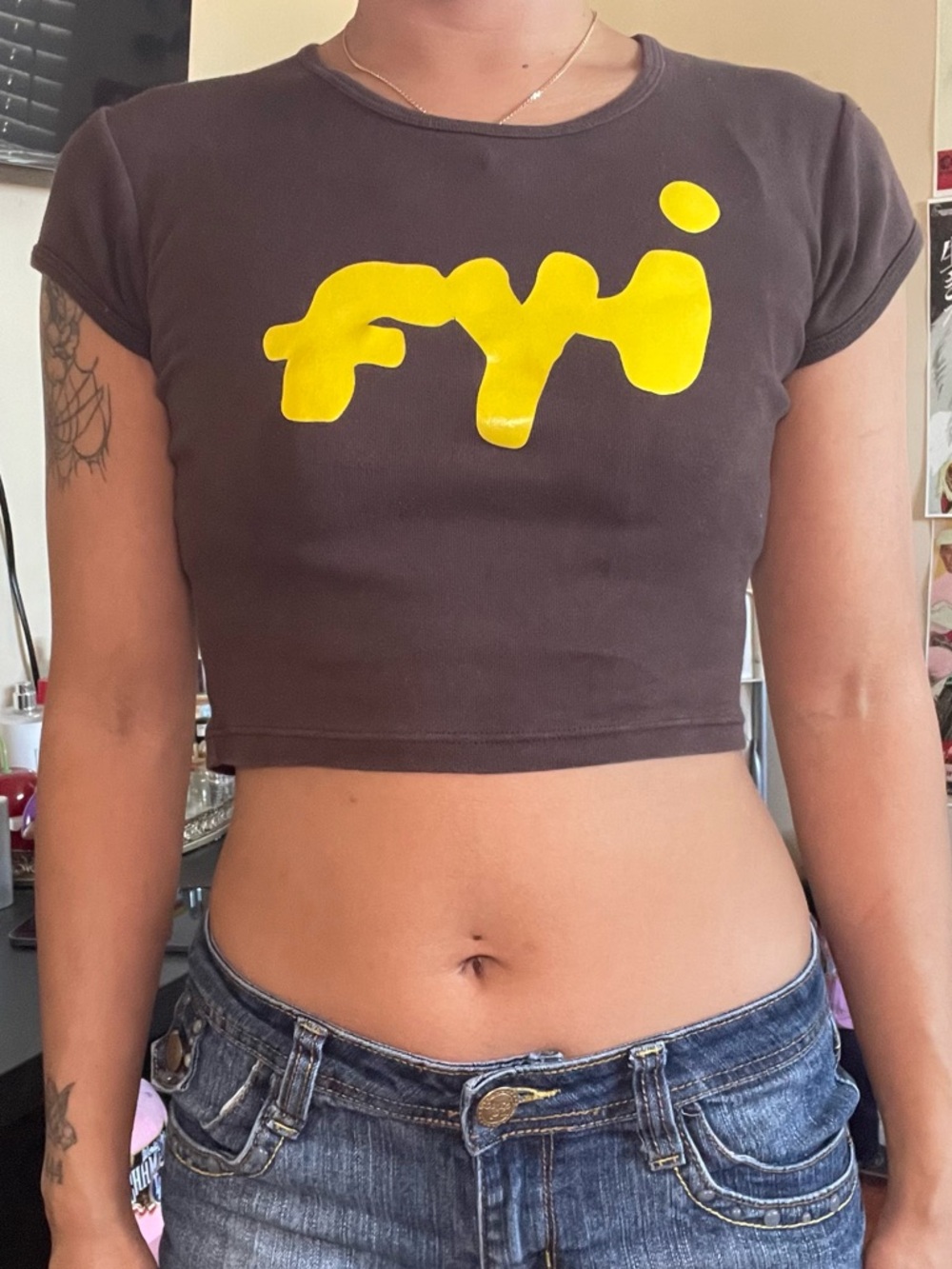 FYI Los Angeles Apparel Crop Tee